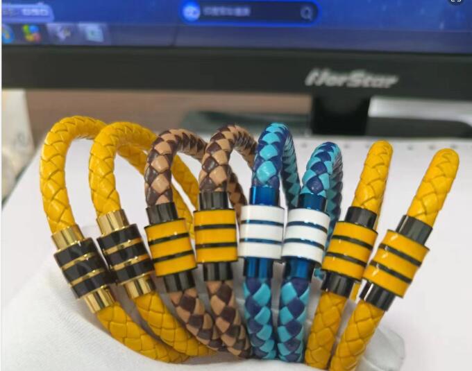 braided bracelet with magnetic clasp